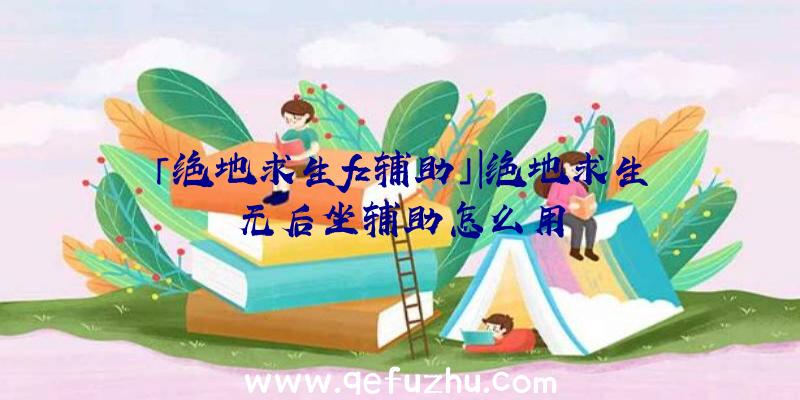 「绝地求生fz辅助」|绝地求生无后坐辅助怎么用